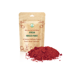 Load image into Gallery viewer, Red Gold African Hibiscus Powder African Superfood &amp; Natural Skincare
