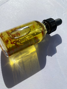 Dry face oil hibiscus argan anti-aging