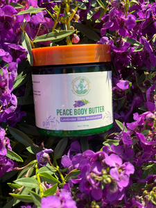 Peace Lavender Sage Whipped Raw African Shea Body Butter Moisturizer
